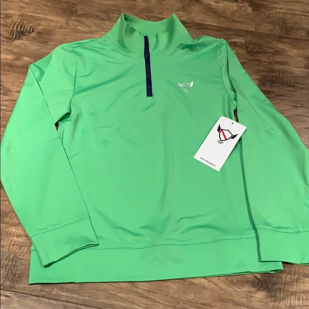 New with tags green SWING long sleeve